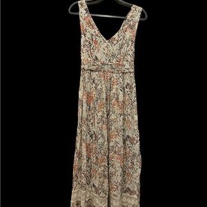 Floral Sleeveless Maxi Dress